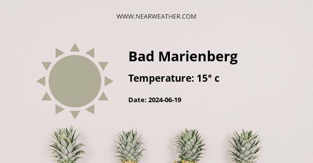 Weather in Bad Marienberg