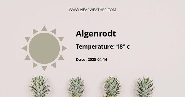 Weather in Algenrodt