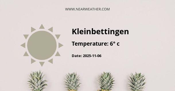 Weather in Kleinbettingen