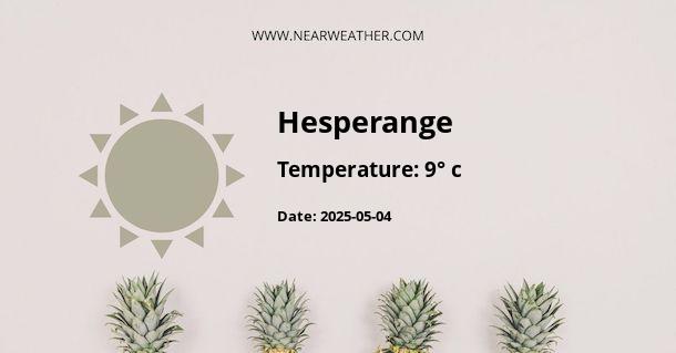 Weather in Hesperange