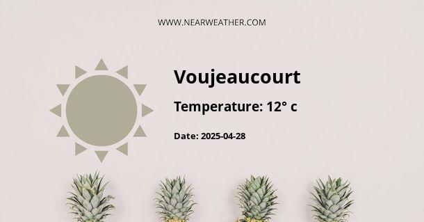 Weather in Voujeaucourt