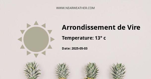 Weather in Arrondissement de Vire