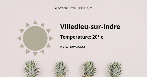 Weather in Villedieu-sur-Indre