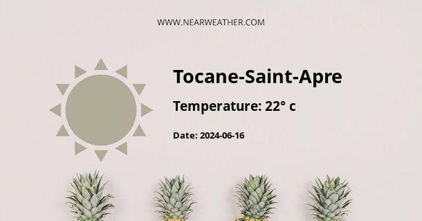 Weather in Tocane-Saint-Apre