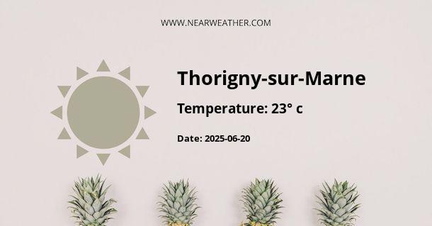 Weather in Thorigny-sur-Marne