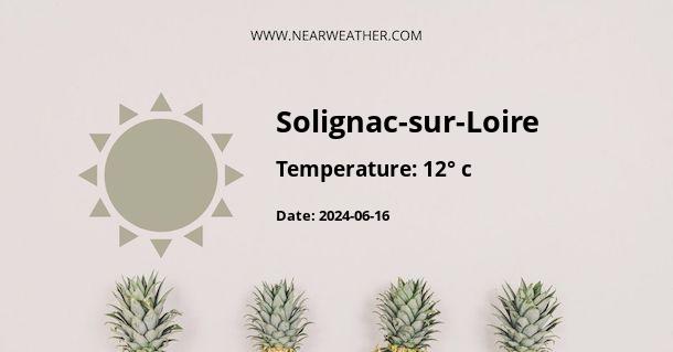 Weather in Solignac-sur-Loire