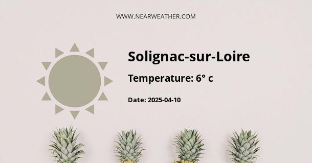 Weather in Solignac-sur-Loire