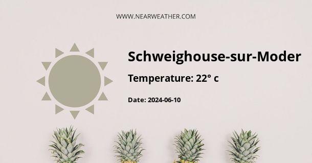 Weather in Schweighouse-sur-Moder