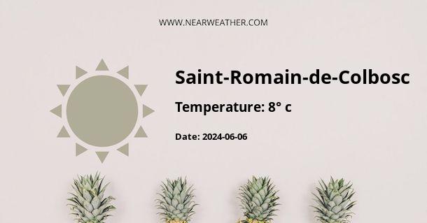 Weather in Saint-Romain-de-Colbosc