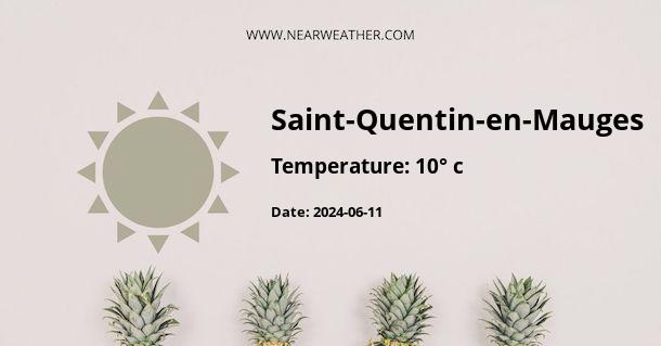 Weather in Saint-Quentin-en-Mauges