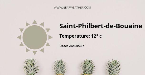 Weather in Saint-Philbert-de-Bouaine