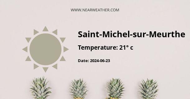 Weather in Saint-Michel-sur-Meurthe