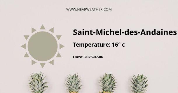 Weather in Saint-Michel-des-Andaines