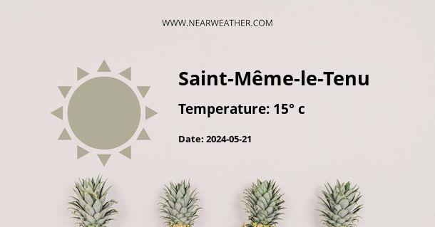 Weather in Saint-Même-le-Tenu