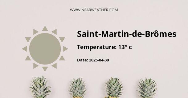 Weather in Saint-Martin-de-Brômes