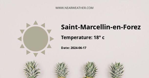 Weather in Saint-Marcellin-en-Forez