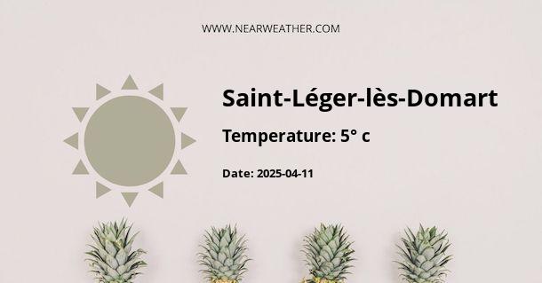 Weather in Saint-Léger-lès-Domart