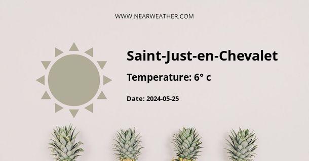 Weather in Saint-Just-en-Chevalet