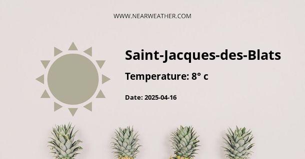 Weather in Saint-Jacques-des-Blats