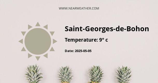 Weather in Saint-Georges-de-Bohon