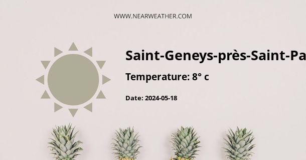 Weather in Saint-Geneys-près-Saint-Paulien