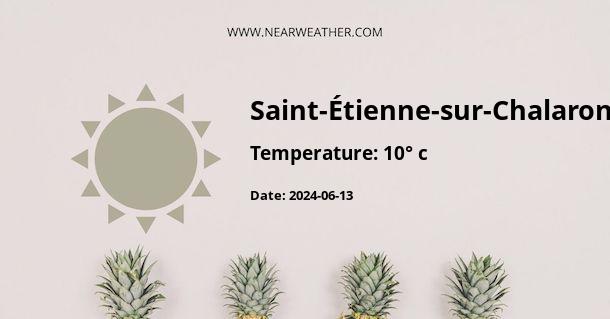 Weather in Saint-Étienne-sur-Chalaronne