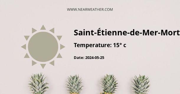 Weather in Saint-Étienne-de-Mer-Morte
