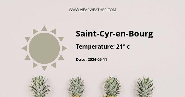 Weather in Saint-Cyr-en-Bourg
