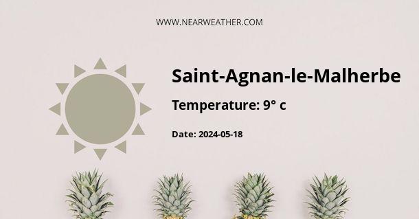 Weather in Saint-Agnan-le-Malherbe