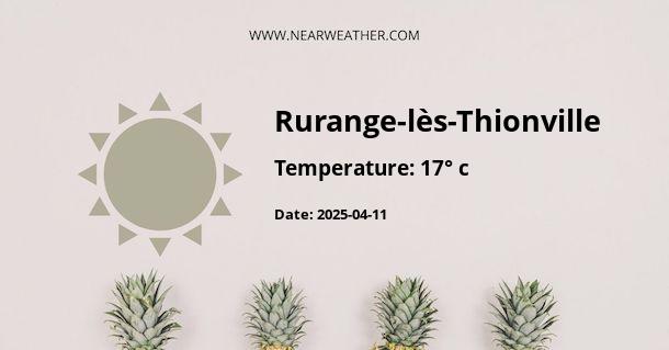 Weather in Rurange-lès-Thionville