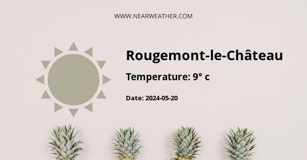 Weather in Rougemont-le-Château