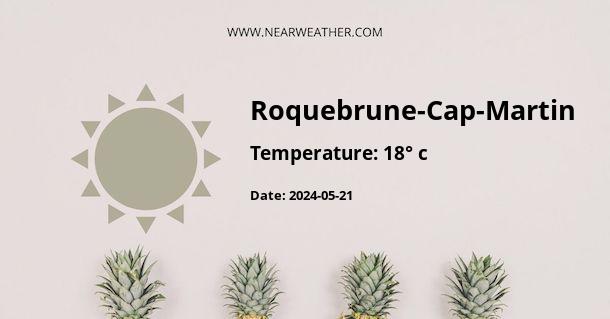 Weather in Roquebrune-Cap-Martin