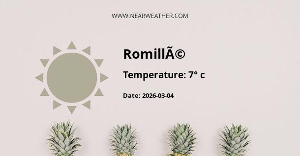 Weather in RomillÃ©