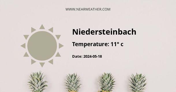 Weather in Niedersteinbach