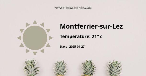 Weather in Montferrier-sur-Lez