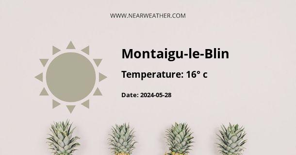 Weather in Montaigu-le-Blin