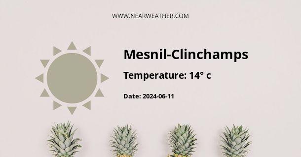 Weather in Mesnil-Clinchamps