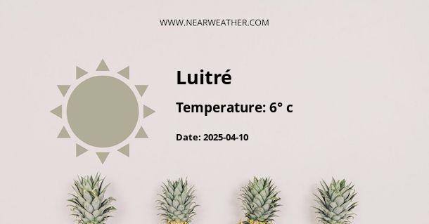 Weather in Luitré