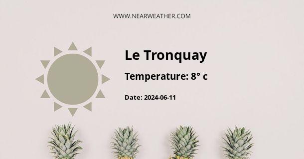 Weather in Le Tronquay