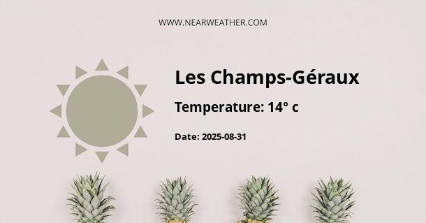 Weather in Les Champs-Géraux