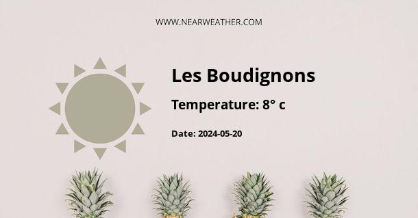 Weather in Les Boudignons