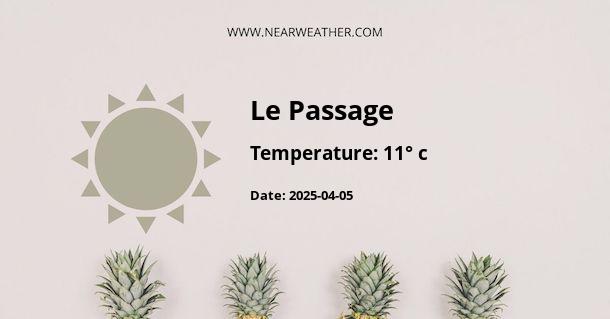 Weather in Le Passage