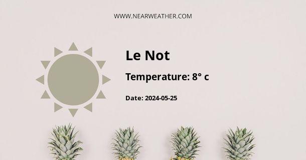 Weather in Le Not