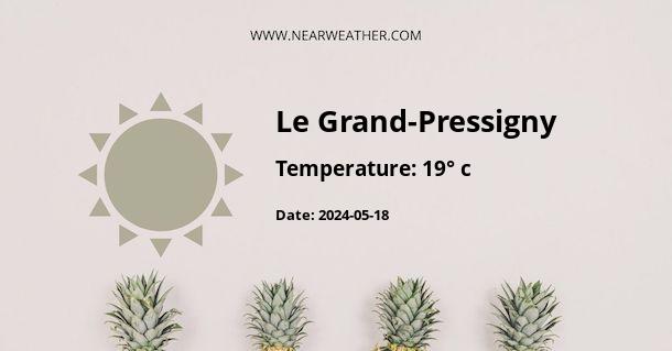 Weather in Le Grand-Pressigny