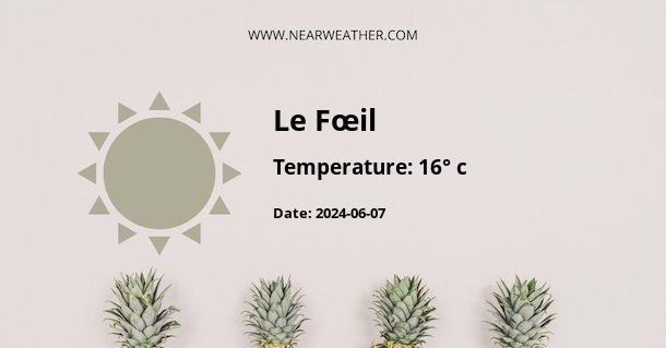Weather in Le Fœil