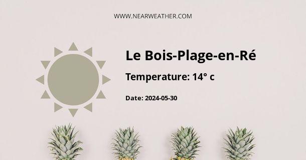 Weather in Le Bois-Plage-en-Ré
