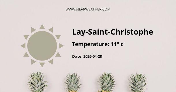 Weather in Lay-Saint-Christophe