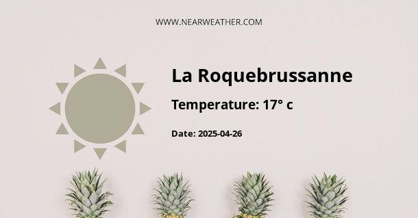 Weather in La Roquebrussanne