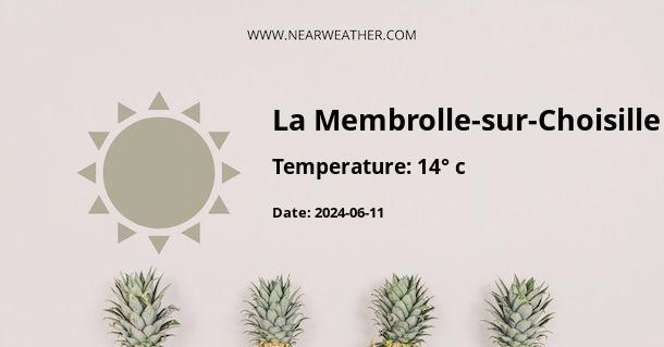 Weather in La Membrolle-sur-Choisille