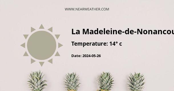 Weather in La Madeleine-de-Nonancourt